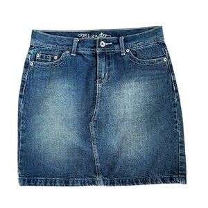 Vintage 90s Classic Jean Mini Skirt Size 27